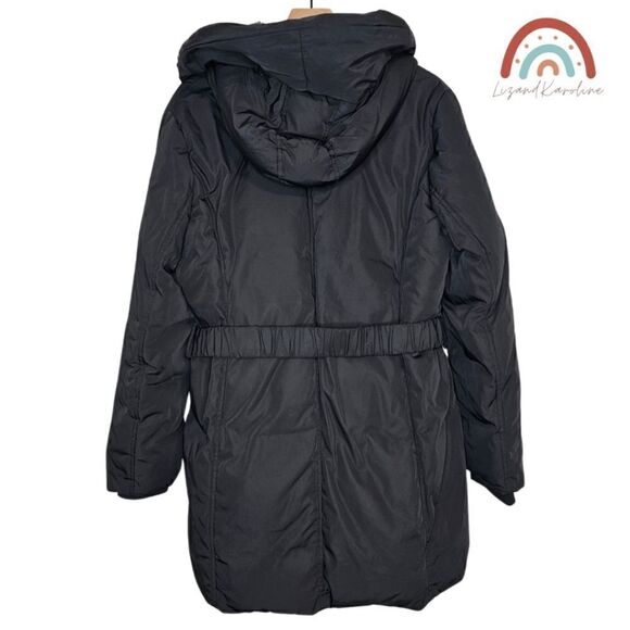 New! Noize Ariana Parka Insulated Puffer Belted Hooded Jacket NWOT - Picture 5 of 16